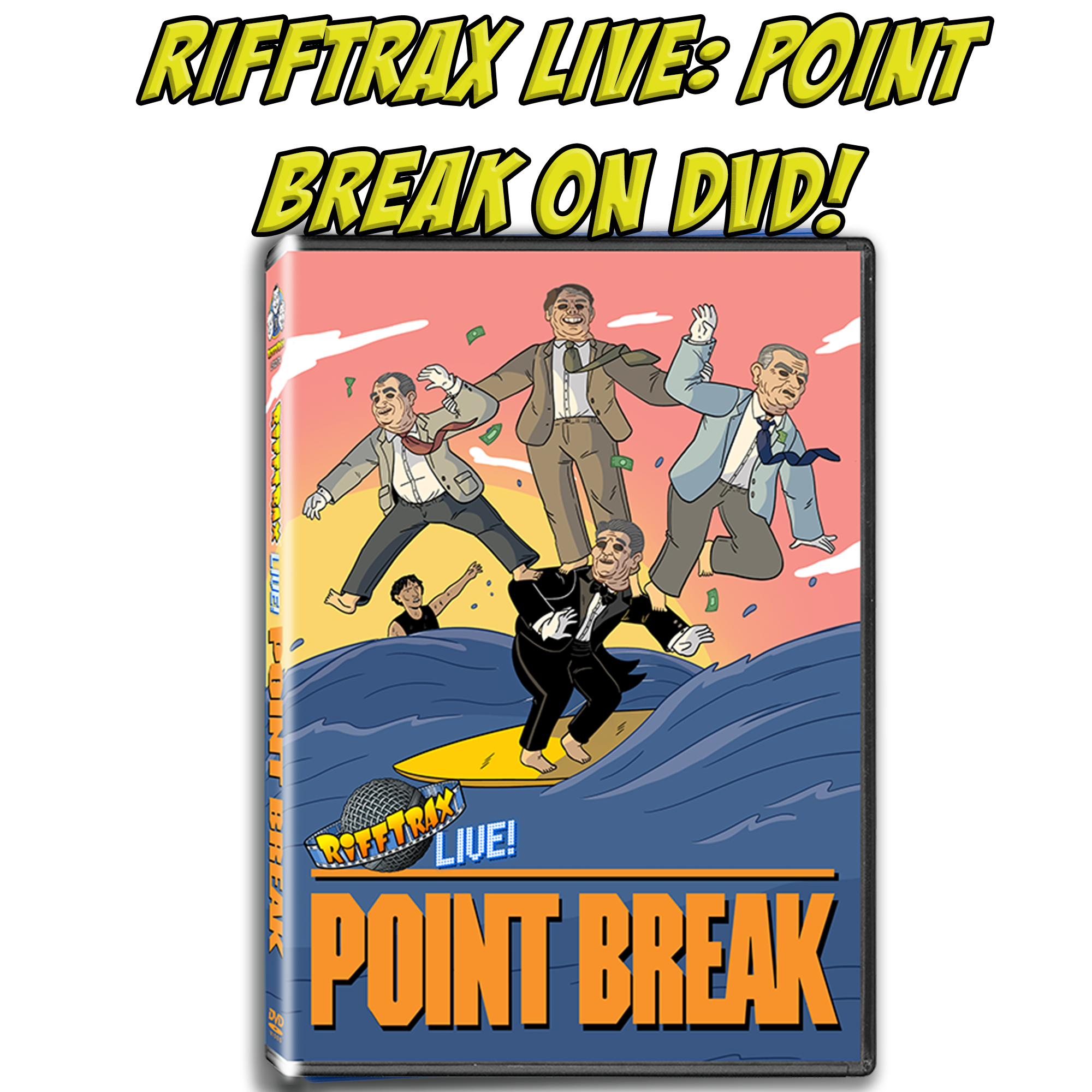 RiffTrax Live: Point Break on DVD