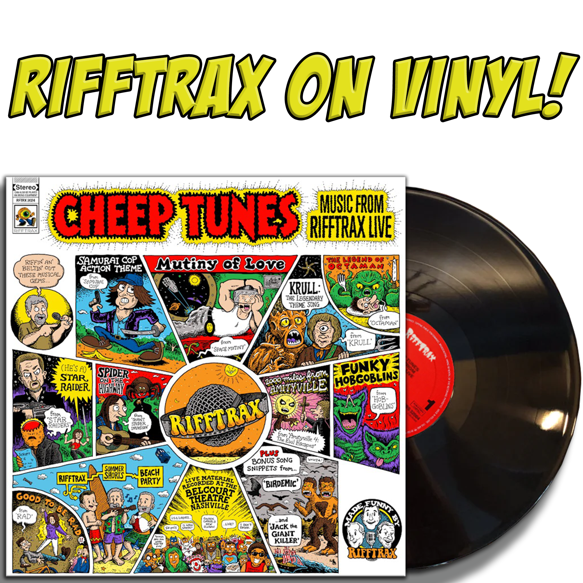 RiffTrax on Vinyl: Cheep Tunes Album