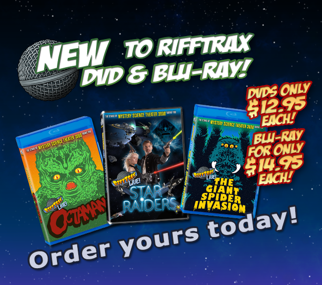 RiffTrax Live: DVD and Blu-Ray 2019 | RiffTrax